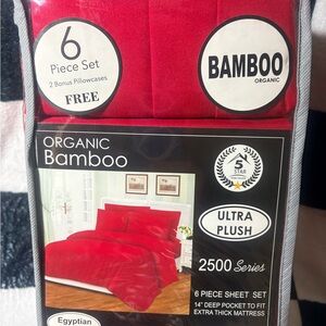 Organic Bamboo Sheets 2500 Series Queen REDUCED SHIPPING